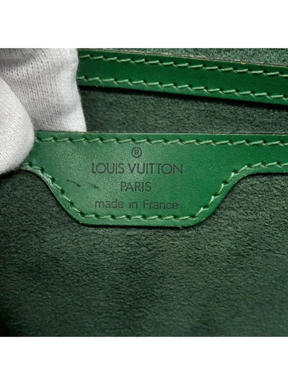 Louis Vuitton Handbag Epi Saint Jacques Borneo Green